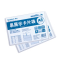 Comix Clear Plastic waterproof Horizontal id Badge Name Tag A3 A4 A5 Card Holder with Certificate protection cover